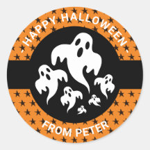 Autocolante de Boo Kids de Halloween Personalizado