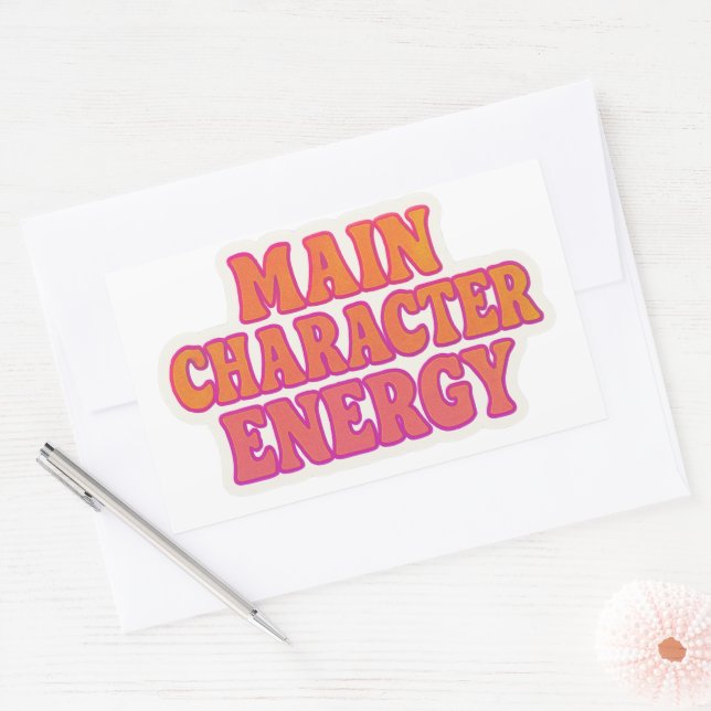 Autocolante de Caractere Principal - Estético (Envelope)