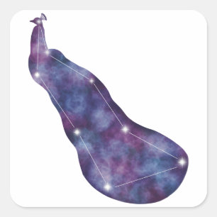 Autocolante de constelação de Peacock
