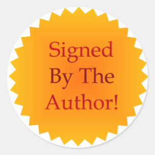 Autocolante de cópia assinado