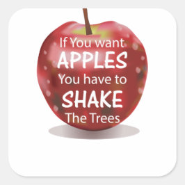 Autocolante de Cotação Motivacional da Apple