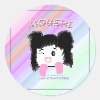 Autocolante de desenho "Moushi"