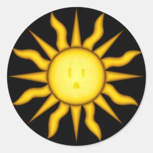 Autocolante de energia solar