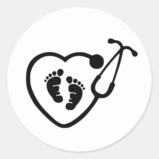 Autocolante de enfermeiro OB (Frente)