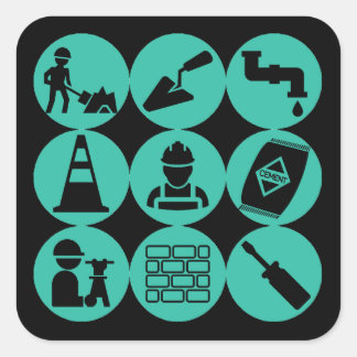 Autocolante de engenharia civil