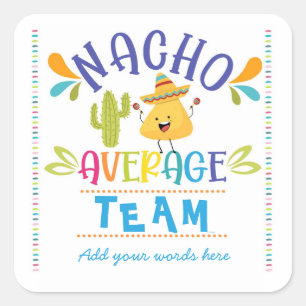 autocolante de equipe nacho médio