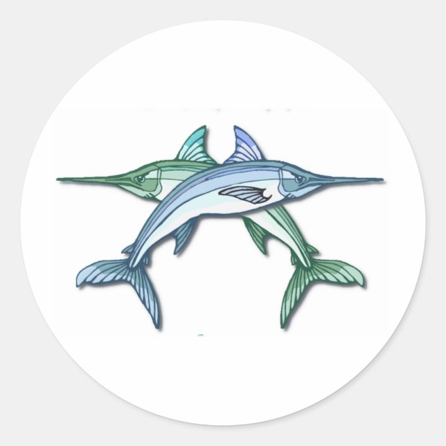 Autocolante de espadarte (Frente)