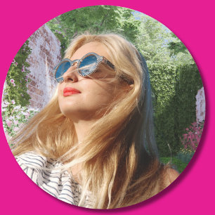 Autocolante de fotos personalizado, adesivo de ima