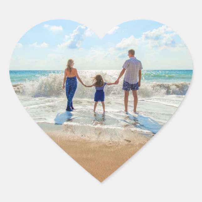 Autocolante de fotos personalizado com seu próprio (Frente)