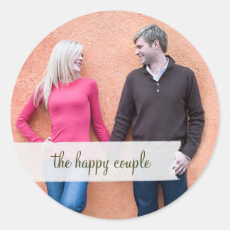 Autocolante de fotos personalizável