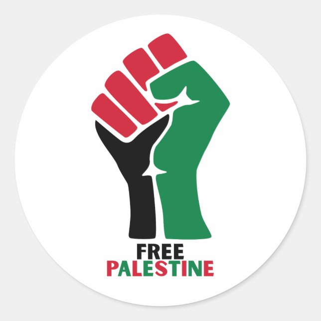 autocolante de identidade palestiniano (Frente)