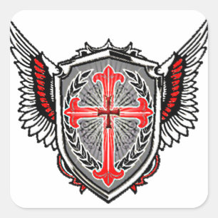 autocolante de logótipo de templário