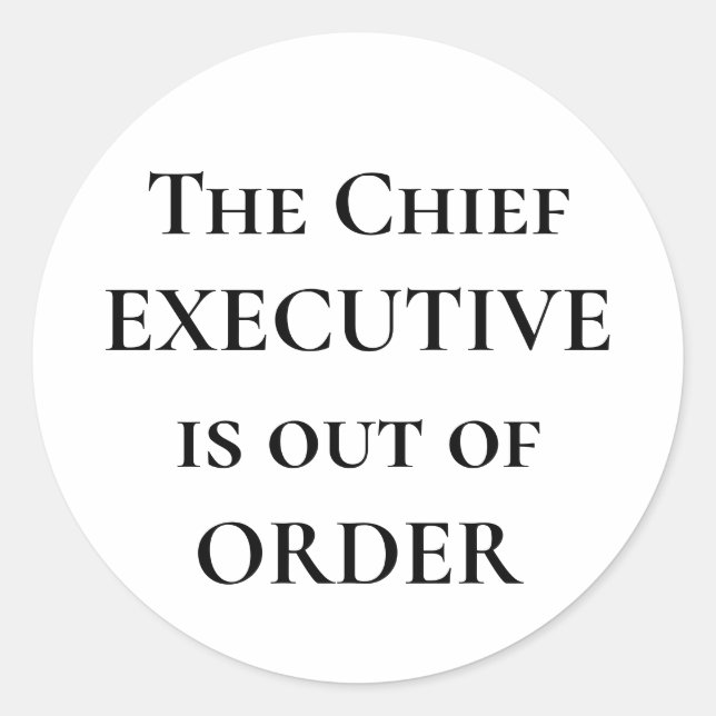 Autocolante de opinião política (Frente)