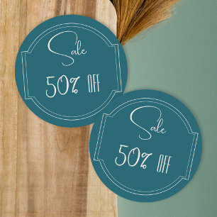 autocolante de promoção de loja azul de gasolina