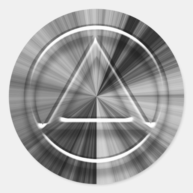 Autocolante de Sobriedade de Recuperação de Burst  (Frente)