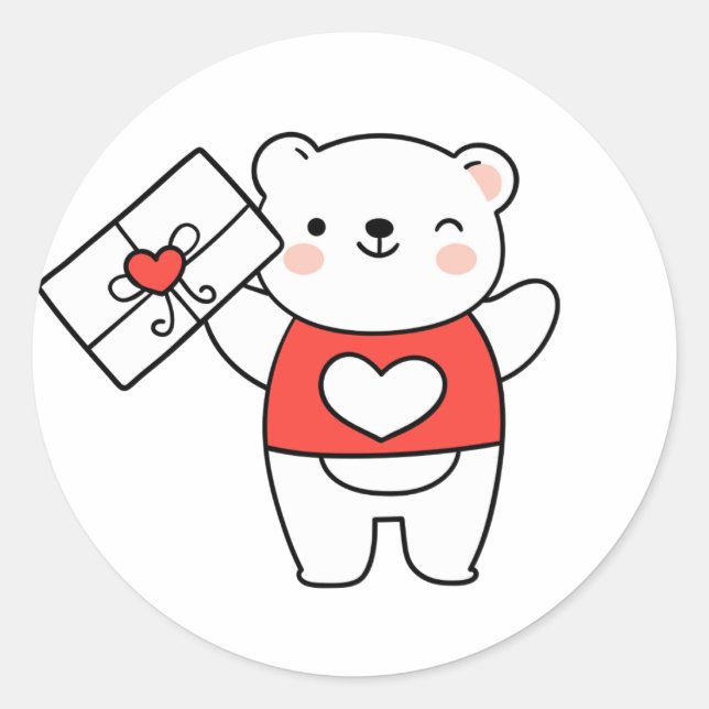 Autocolante de Surpresa Sensível Único (Frente)