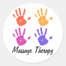 Autocolante de terapia de massagem