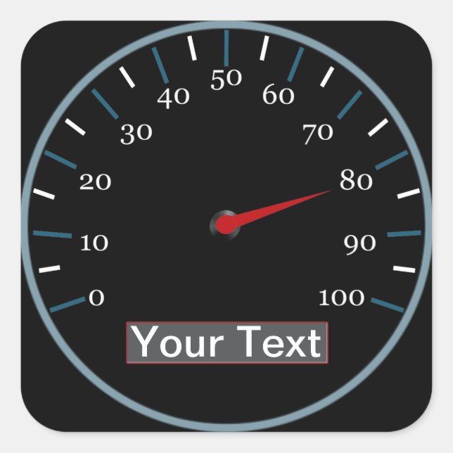 Autocolante de velocidade (Frente)