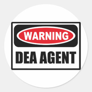 Autocolante DEA AGENT