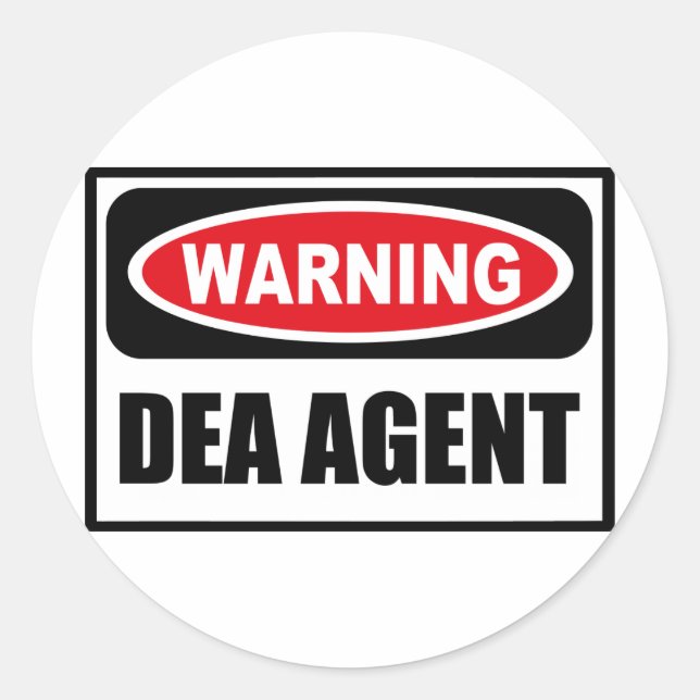 Autocolante DEA AGENT (Frente)