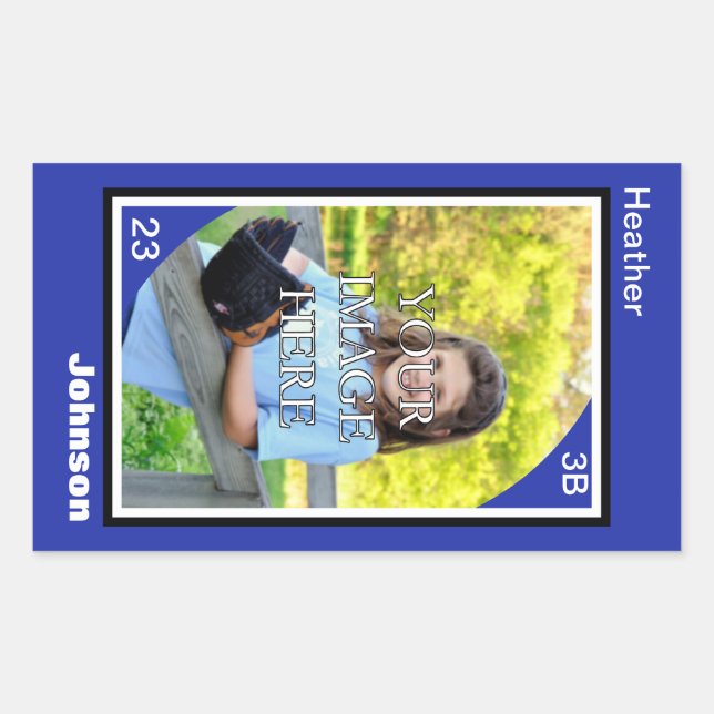 Autocolante desportivo personalizado (Frente)