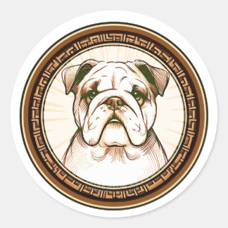 Autocolante digital Bulldog
