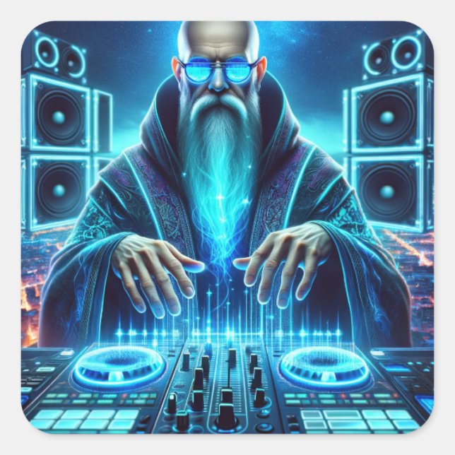 Autocolante do Assistente de Tecnologia Futurístic (Frente)