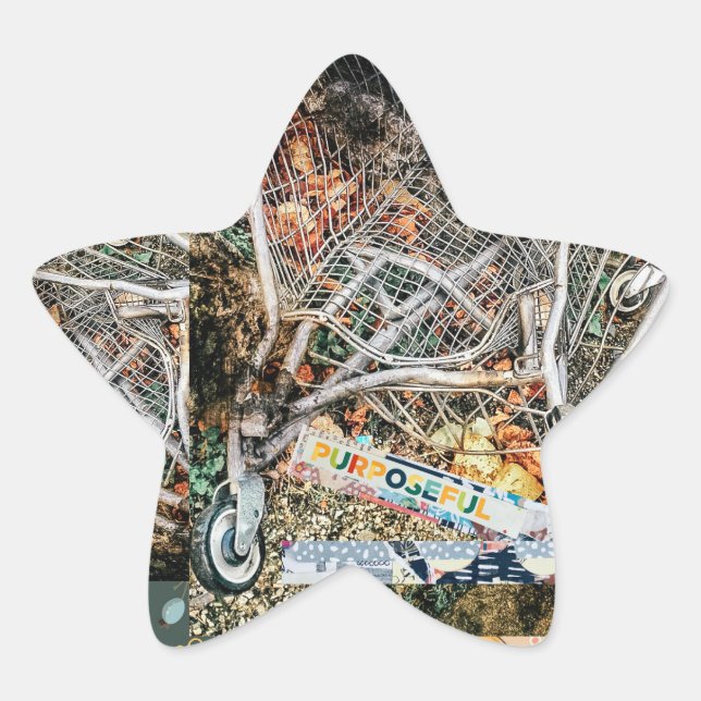 Autocolante do carrinho de Compro único (Frente)