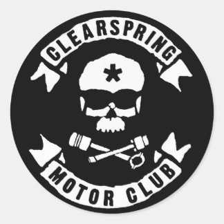 Autocolante do Clearspring Motor Club nº 1-1