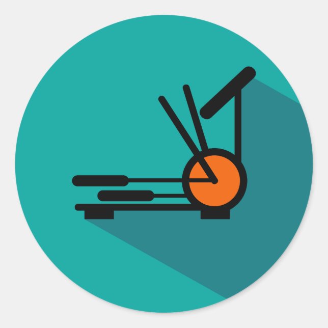 Autocolante do ícone da sala de Malhação da máquin (Frente)