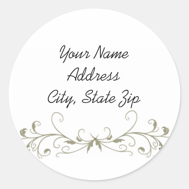 Autocolante do Perfil Art Deco (Frente)