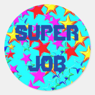 Autocolante do Super Job Star