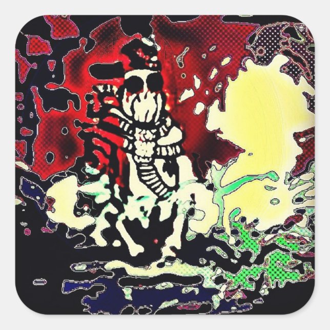 Autocolante e autocolante (Frente)