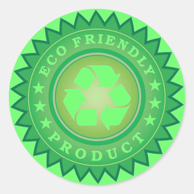 Autocolante ecológico (Frente)