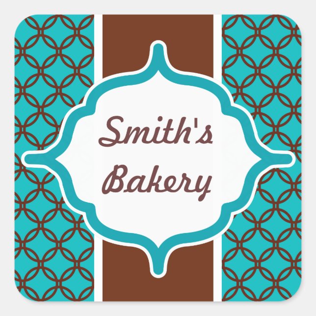 Autocolante Elegante Personalizado (Frente)