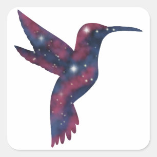 Autocolante Escuro do Hummingbird