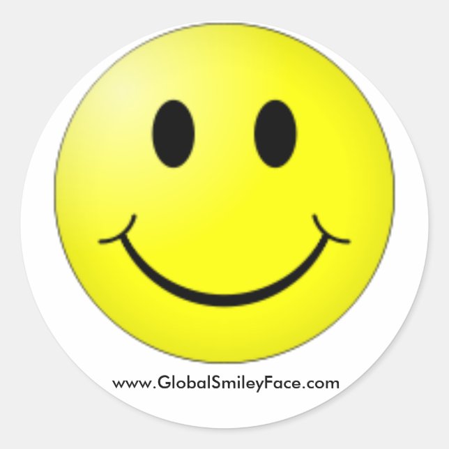 Autocolante GlobalSmileyFace.com (Frente)