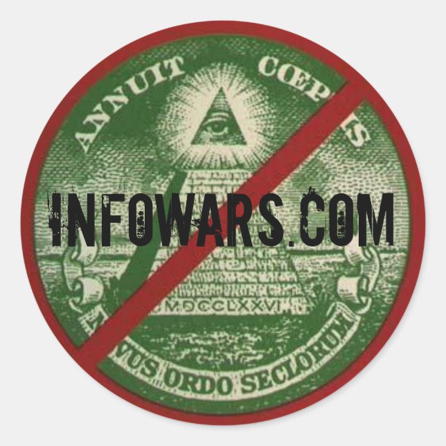 Autocolante INFOWARS.com (Frente)