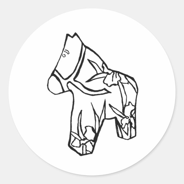 Autocolante Iris Horse # 2 (Frente)