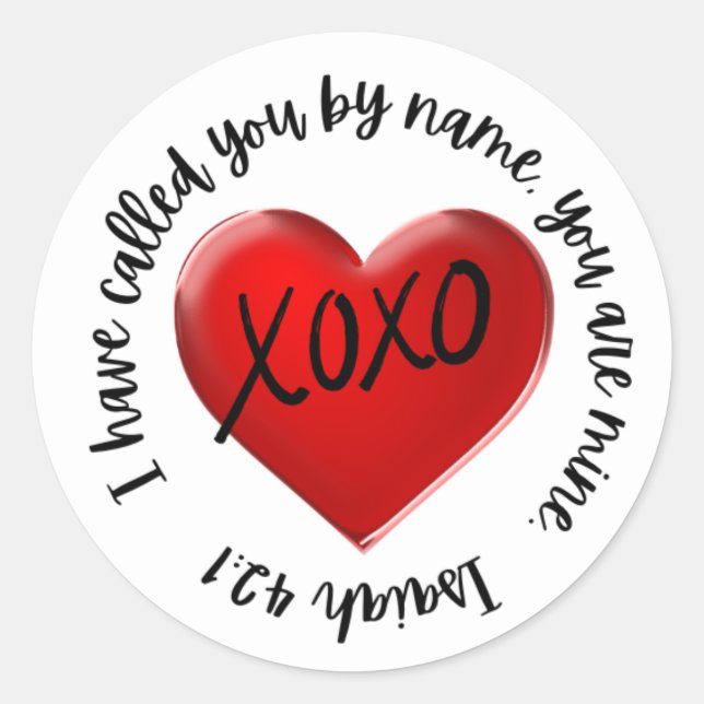 Autocolante (Isaiah 42:1) (Frente)