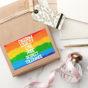 Autocolante LGBT do Sinalizador do Arco-Íris - LGB