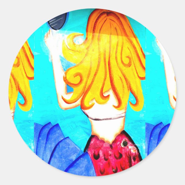 autocolante loiro (Frente)