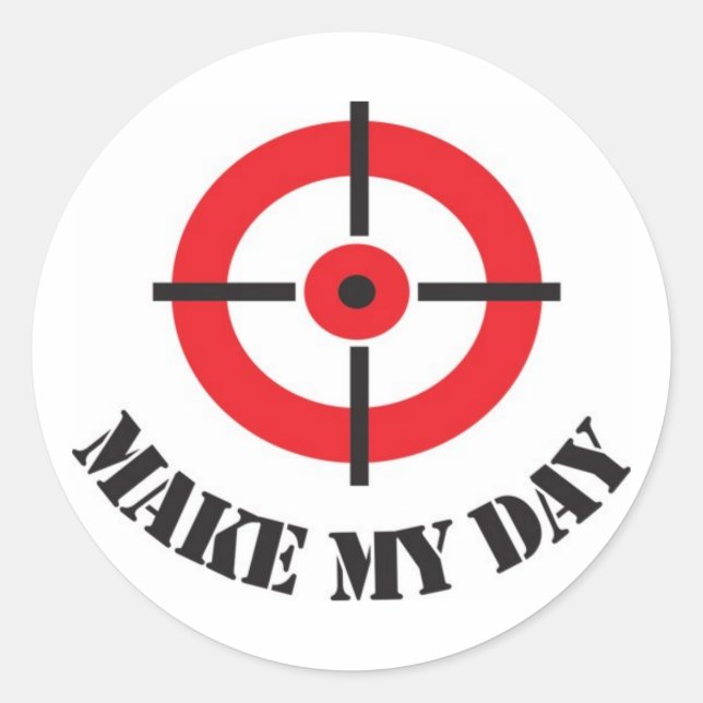 Autocolante 'Make My Day' (Frente)