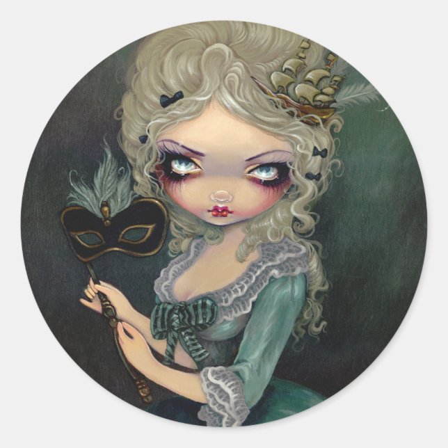 Autocolante "Marie Mascarada" (Frente)