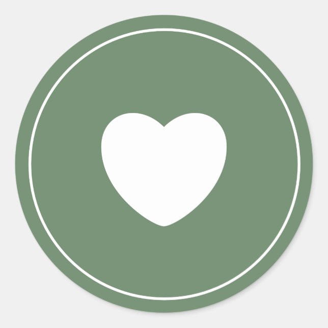 Autocolante Minimalista | Sage Green (Frente)