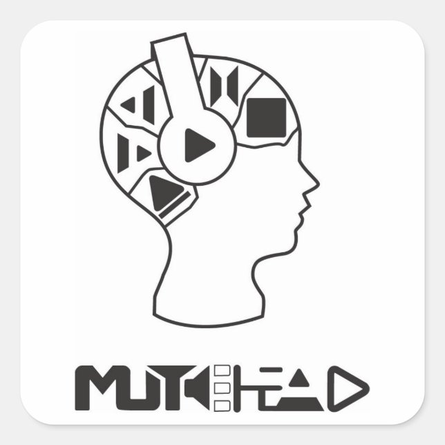 Autocolante MuteHead (Frente)