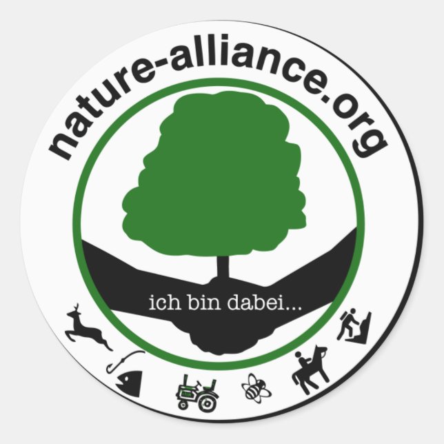 Autocolante Nature alliance (Frente)