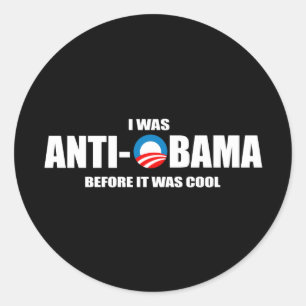 Autocolante no vidro traseiro de Anti-Obama - eu