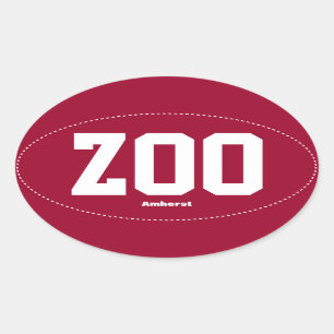 Autocolante no vidro traseiro do Oval de Zoomass
