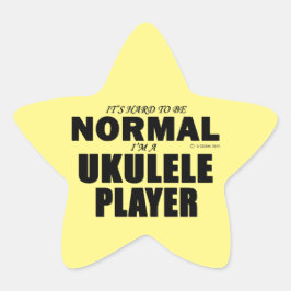 Autocolante normal do Ukulele Player